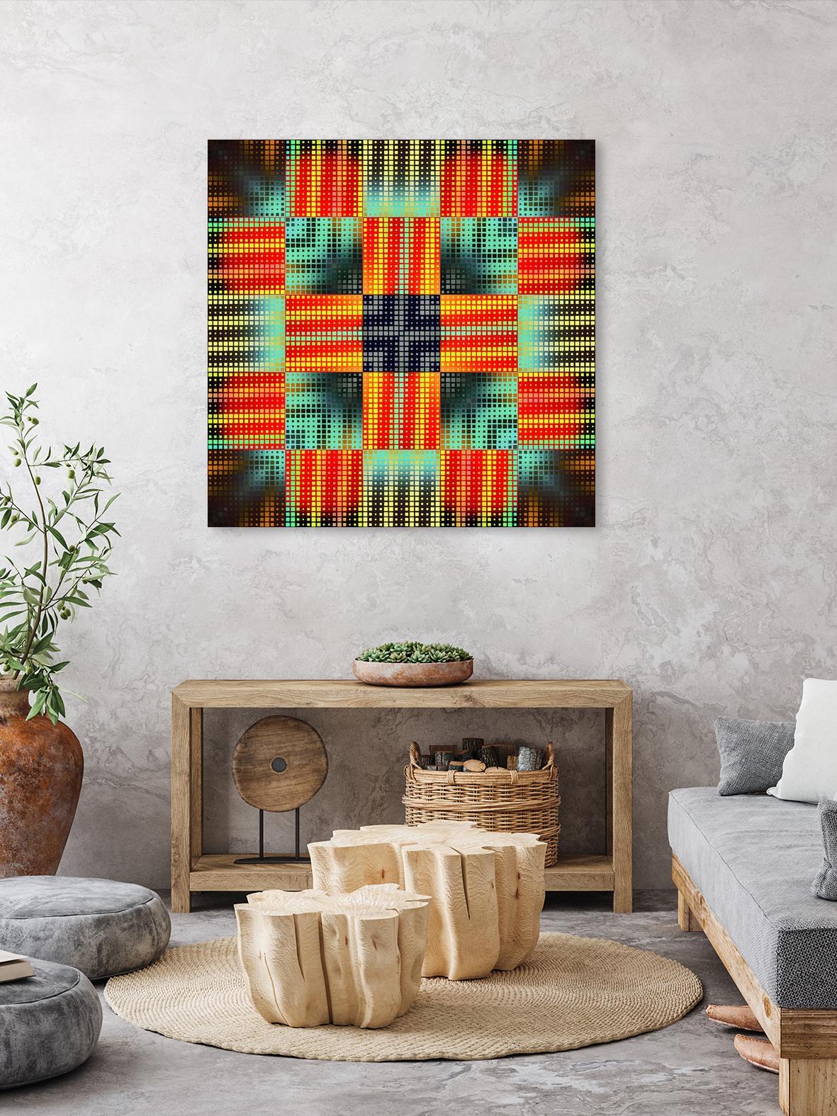 Pi_Dot_Pi_1-3_4 by Xosé Salgado on GIANT ART - orange digital square