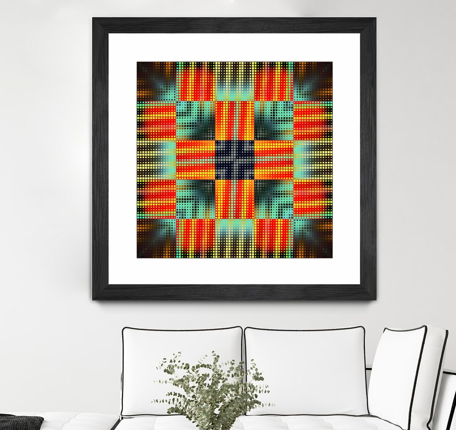 Pi_Dot_Pi_1-3_4 by Xosé Salgado on GIANT ART - yellow abstract
