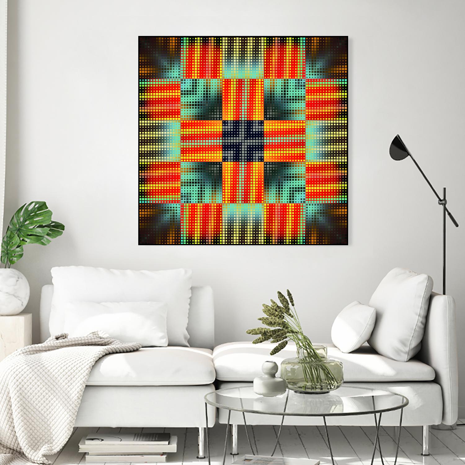 Pi_Dot_Pi_1-3_4 by Xosé Salgado on GIANT ART - yellow abstract