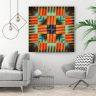 Pi_Dot_Pi_1-3_4 by Xosé Salgado on GIANT ART - orange digital square