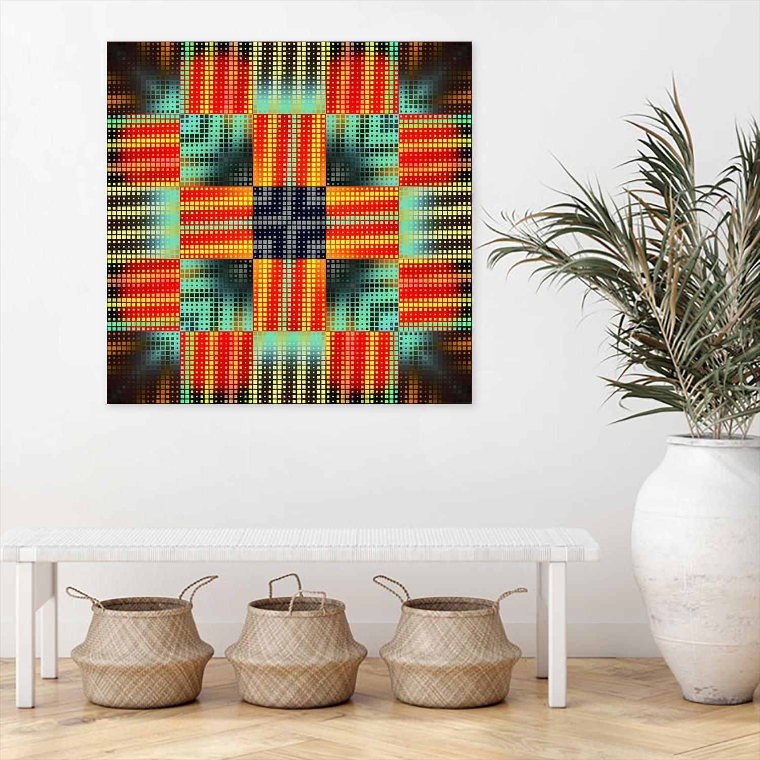 Pi_Dot_Pi_1-3_4 by Xosé Salgado on GIANT ART - orange digital square