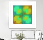 Pi_Dot_Pi_4_2-2_30 by Xosé Salgado on GIANT ART - yellow abstract