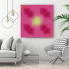 Pi_Dot_Pi_4_2-3_4 by Xosé Salgado on GIANT ART - pink digital vibration