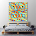 Pi_Dot_Pi_4_1_1 by Xosé Salgado on GIANT ART - orange abstract