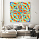 Pi_Dot_Pi_4_1_1 by Xosé Salgado on GIANT ART - orange abstract