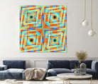 Pi_Dot_Pi_4_1_1 by Xosé Salgado on GIANT ART - orange abstract