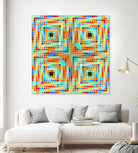 Pi_Dot_Pi_4_1_1 by Xosé Salgado on GIANT ART - orange abstract