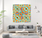 Pi_Dot_Pi_4_1_1 by Xosé Salgado on GIANT ART - orange abstract