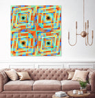 Pi_Dot_Pi_4_1_1 by Xosé Salgado on GIANT ART - orange abstract