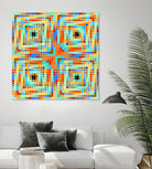 Pi_Dot_Pi_4_1_1 by Xosé Salgado on GIANT ART - orange abstract
