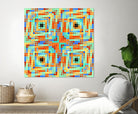 Pi_Dot_Pi_4_1_1 by Xosé Salgado on GIANT ART - orange abstract