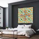 Pi_Dot_Pi_4_1_1 by Xosé Salgado on GIANT ART - orange abstract