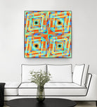 Pi_Dot_Pi_4_1_1 by Xosé Salgado on GIANT ART - orange abstract
