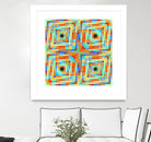 Pi_Dot_Pi_4_1_1 by Xosé Salgado on GIANT ART - orange abstract