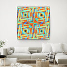 Pi_Dot_Pi_4_1_1 by Xosé Salgado on GIANT ART - orange abstract