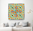 Pi_Dot_Pi_4_1_1 by Xosé Salgado on GIANT ART - orange abstract