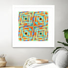 Pi_Dot_Pi_4_1_1 by Xosé Salgado on GIANT ART - orange abstract