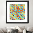 Pi_Dot_Pi_4_1_1 by Xosé Salgado on GIANT ART - orange abstract