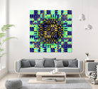 Pi_Dot_Pi_4_1_8 by Xosé Salgado on GIANT ART - yellow abstract