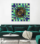 Pi_Dot_Pi_4_1_8 by Xosé Salgado on GIANT ART - yellow abstract