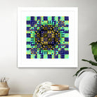 Pi_Dot_Pi_4_1_8 by Xosé Salgado on GIANT ART - yellow abstract
