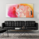 Intuition by Claire Desjardins on GIANT ART - orange abstract transparency
