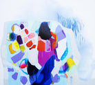 Now that we are we all friends by Claire Desjardins on GIANT ART - blue abstract