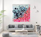 Puddles of people by Claire Desjardins on GIANT ART - blue abstract