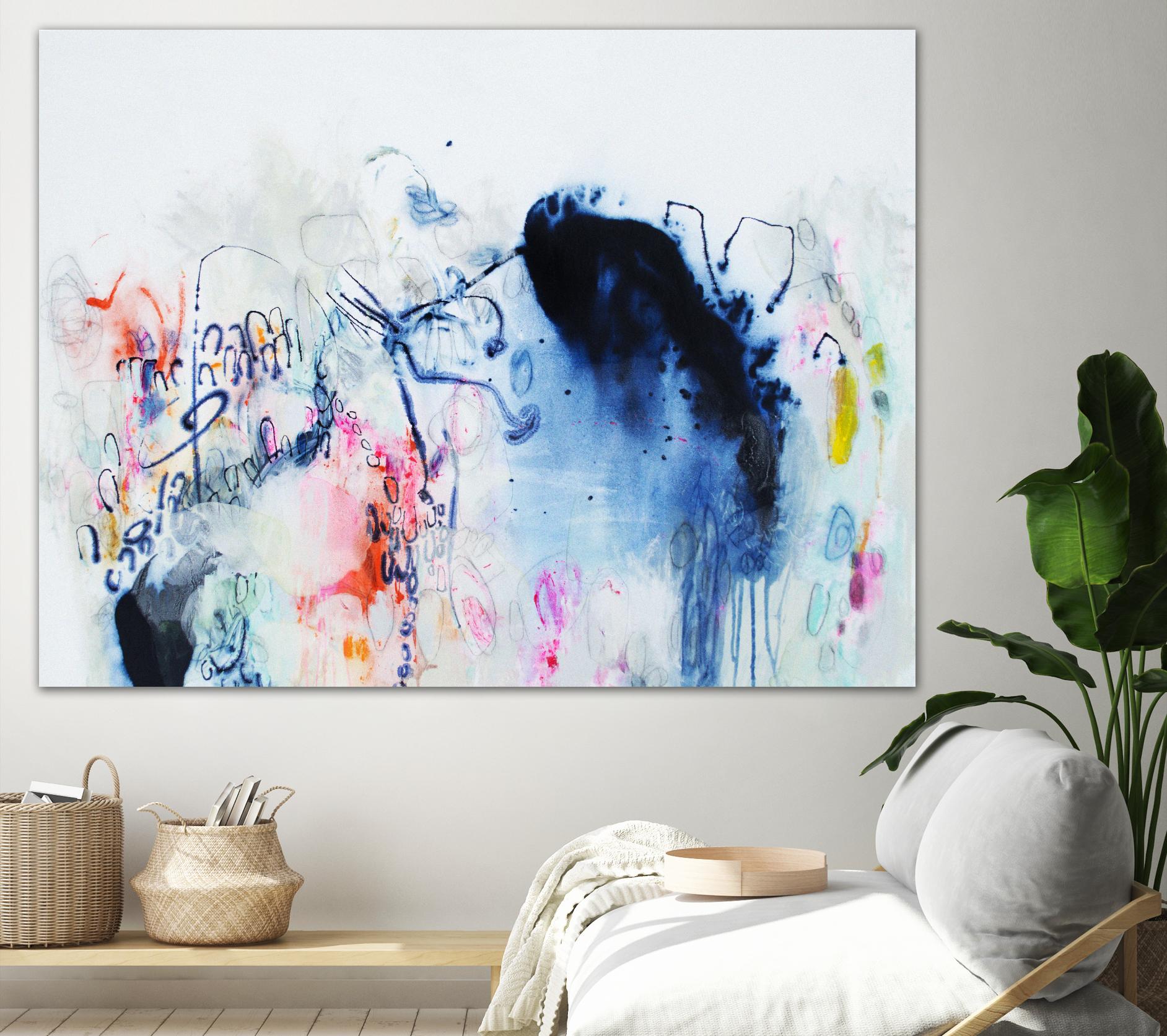The secrets we keep by Claire Desjardins on GIANT ART - pink abstract
