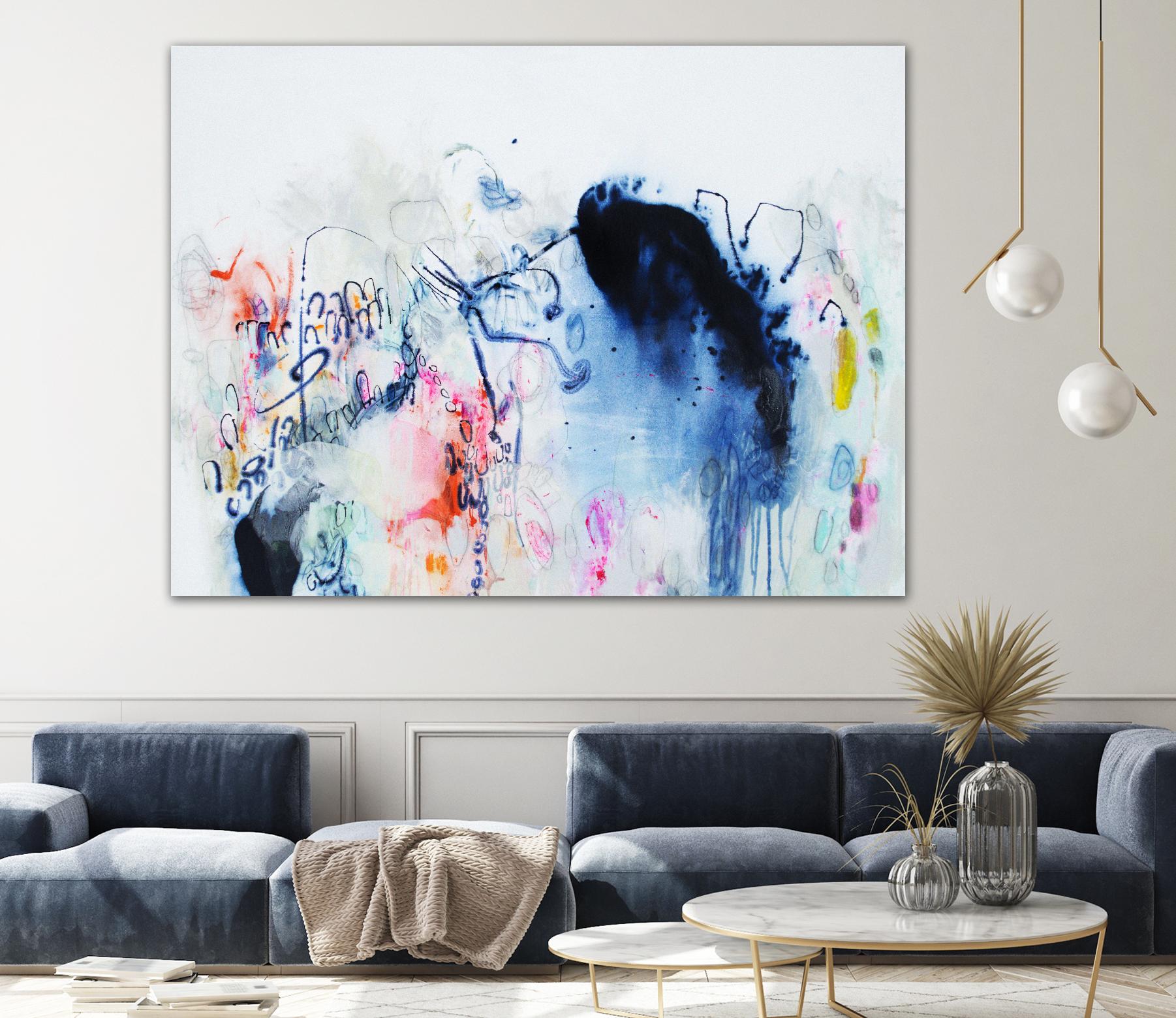 The secrets we keep by Claire Desjardins on GIANT ART - pink abstract