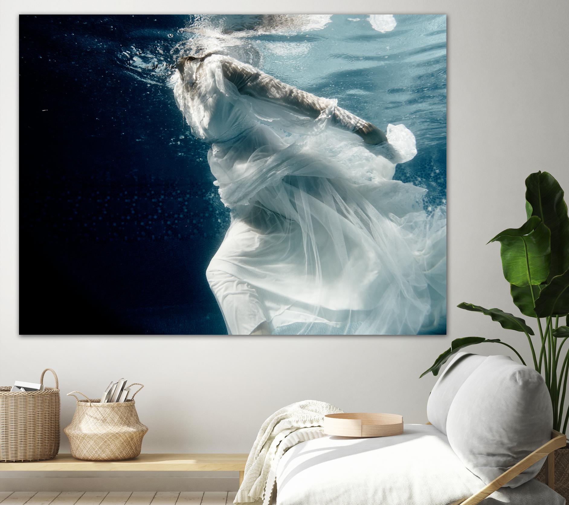 Approach by Peter Morneau on GIANT ART - white figurative ballerina