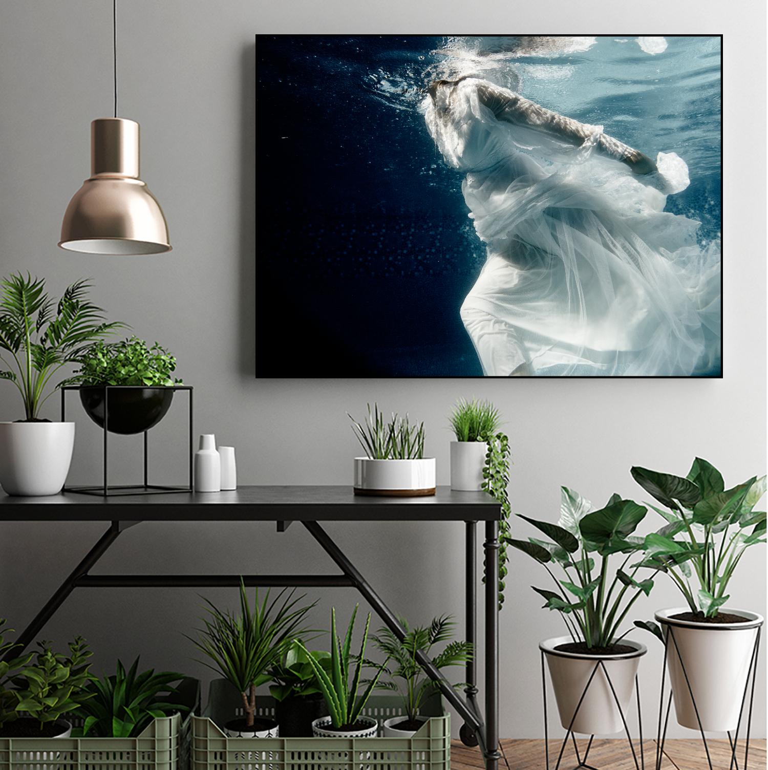 Approach by Peter Morneau on GIANT ART - white figurative ballerina