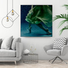 Dame 1 by Peter Morneau on GIANT ART - green photo art