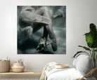 Float 2 by Peter Morneau on GIANT ART - black figurative ballerine