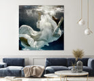Float 3 by Peter Morneau on GIANT ART - blue figurative artistes du québec