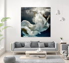 Float 3 by Peter Morneau on GIANT ART - blue figurative artistes du québec