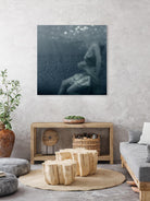 Romance 1 by Peter Morneau on GIANT ART - blue figurative ballerine