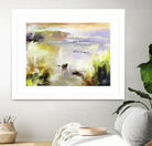 Ondée d'été by Kathleen Cloutier on GIANT ART - gold abstract paysage contemporain