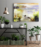 Ondée d'été by Kathleen Cloutier on GIANT ART - gold abstract paysage contemporain