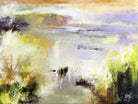 Ondée d'été by Kathleen Cloutier on GIANT ART - gold abstract paysage contemporain