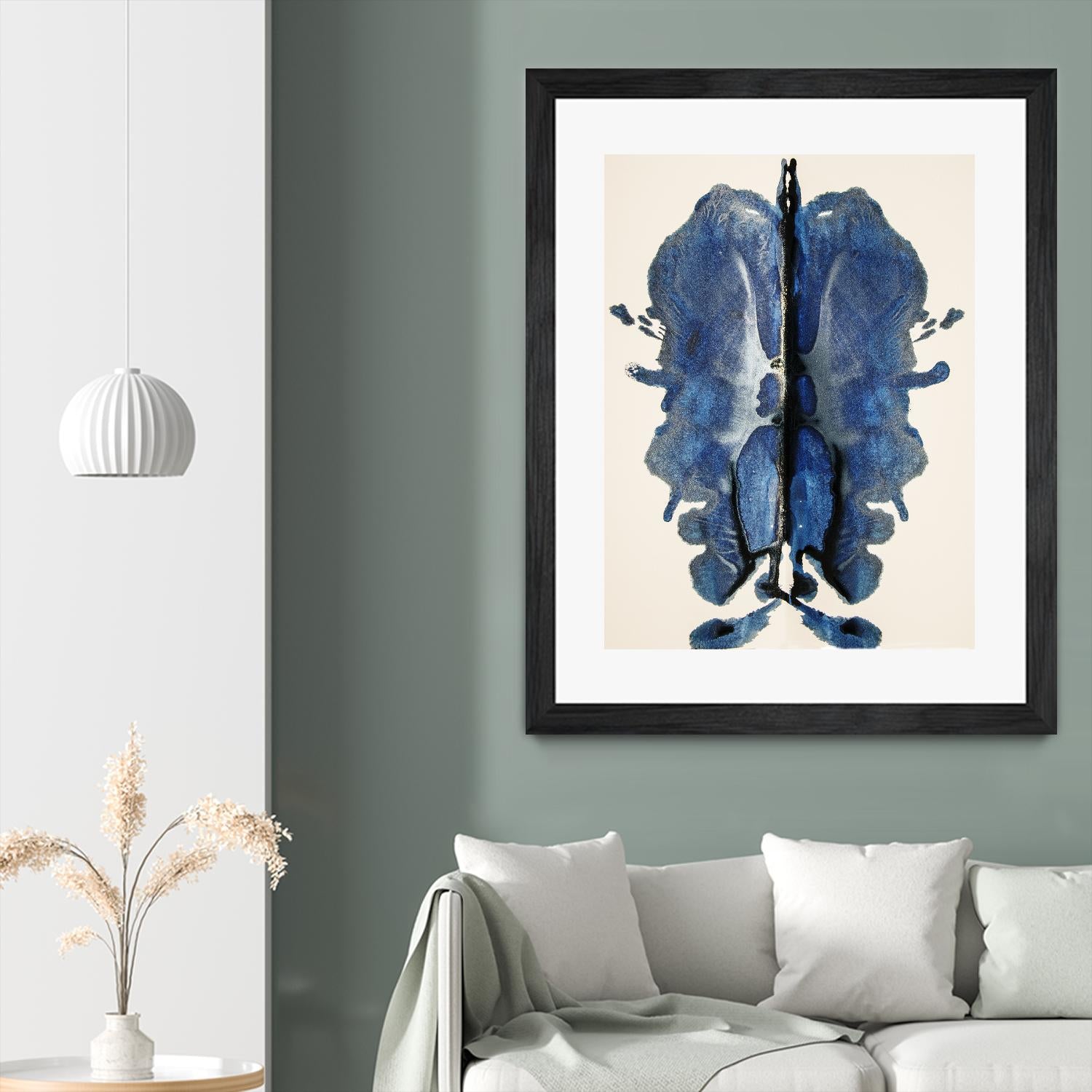 Blue Ink Laos by Daniel Stanford on GIANT ART - blue artistes du québec quebec artists