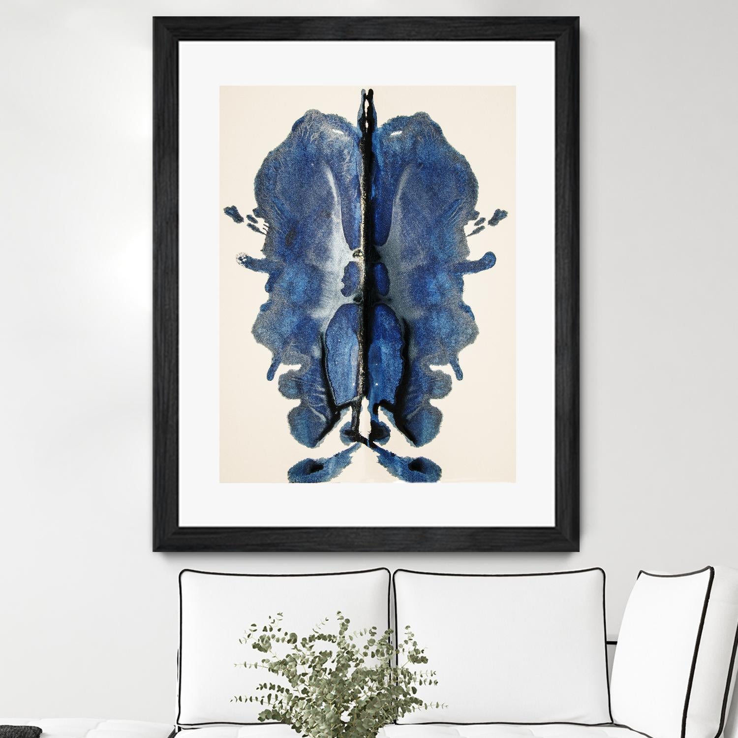 Blue Ink Laos by Daniel Stanford on GIANT ART - blue artistes du québec quebec artists
