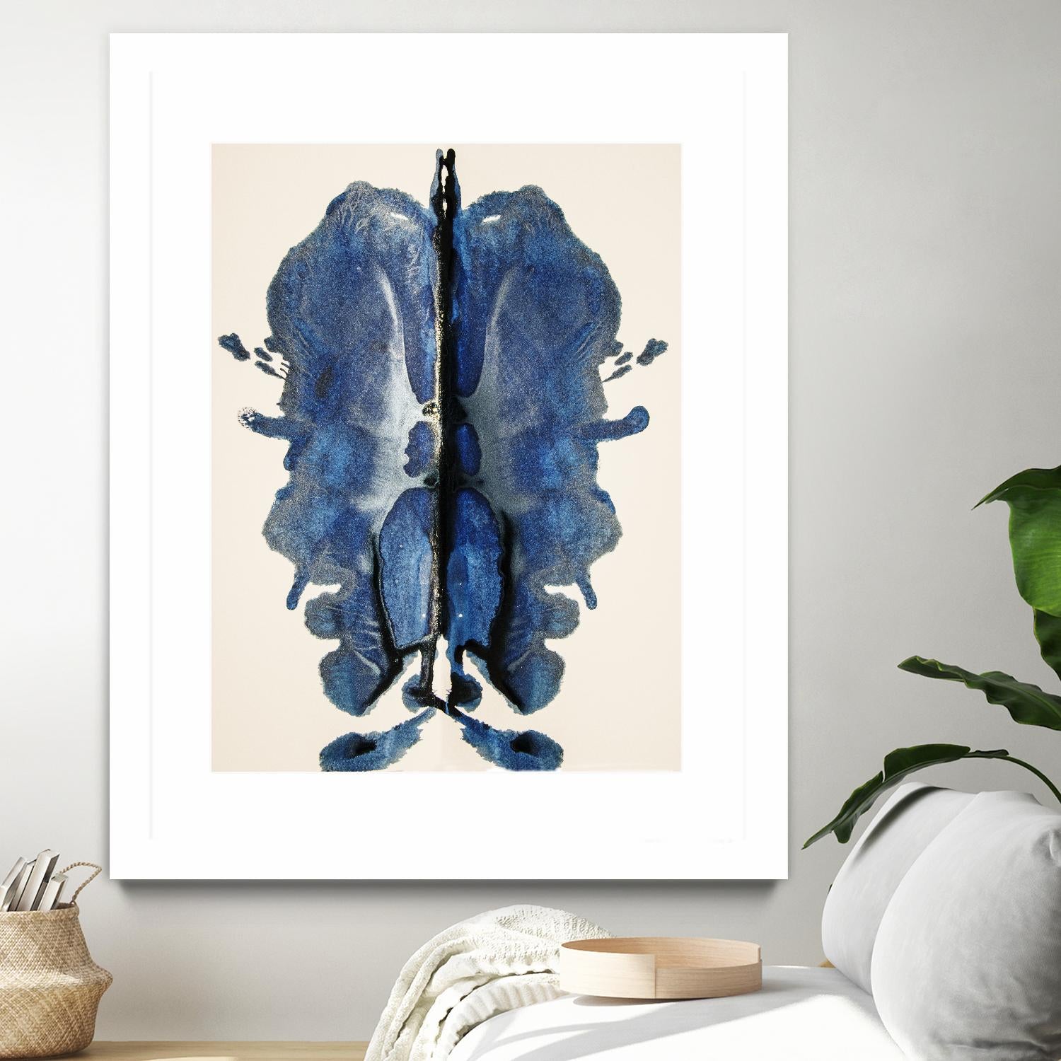 Blue Ink Laos by Daniel Stanford on GIANT ART - blue artistes du québec quebec artists