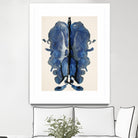 Blue Ink Laos by Daniel Stanford on GIANT ART - blue artistes du québec quebec artists