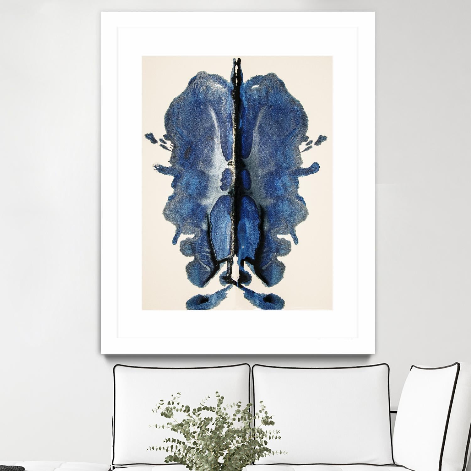Blue Ink Laos by Daniel Stanford on GIANT ART - blue artistes du québec quebec artists
