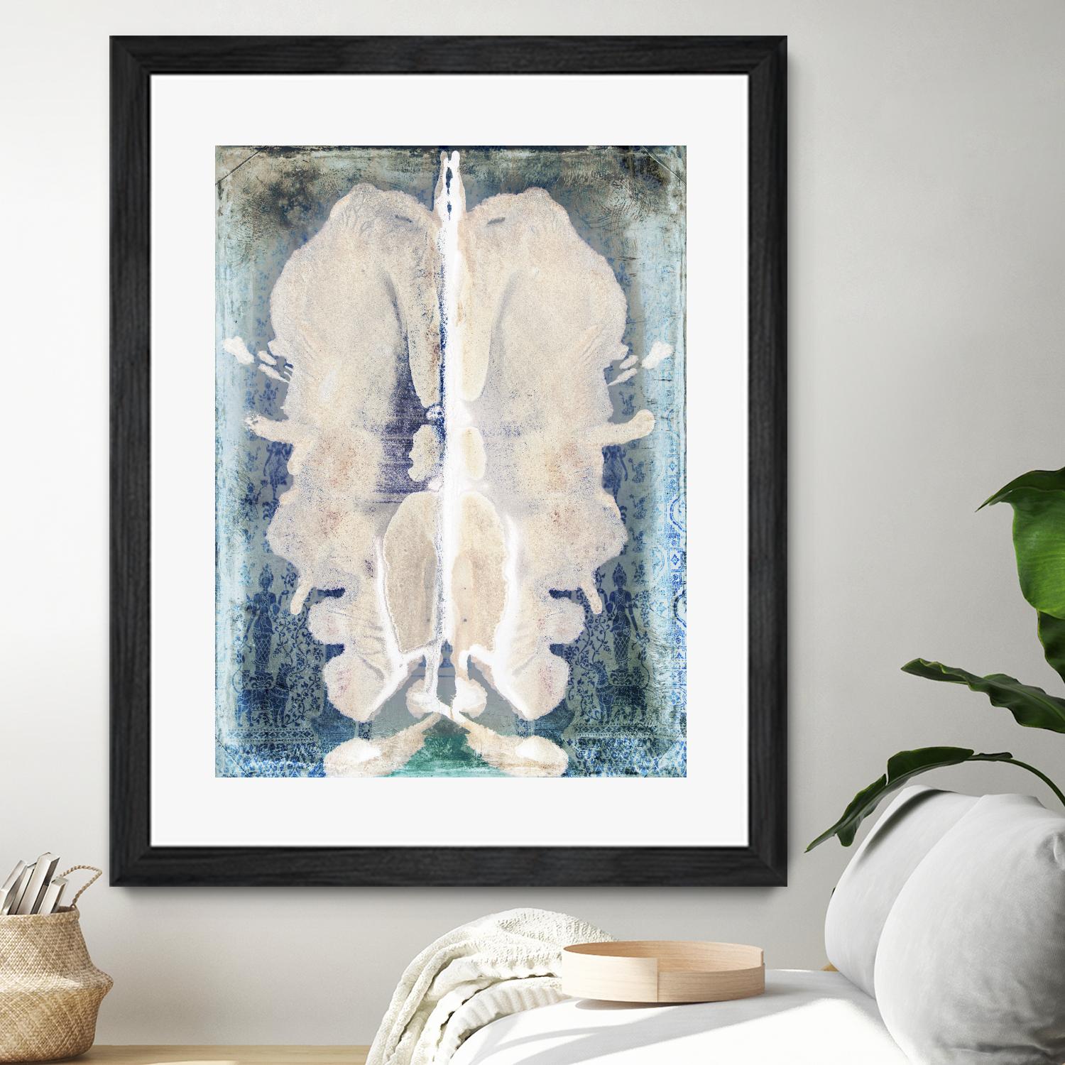 White Ink Laos by Daniel Stanford on GIANT ART - white abstract cerveau