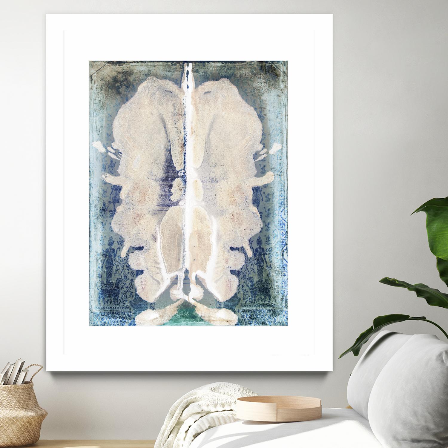 White Ink Laos by Daniel Stanford on GIANT ART - white abstract cerveau