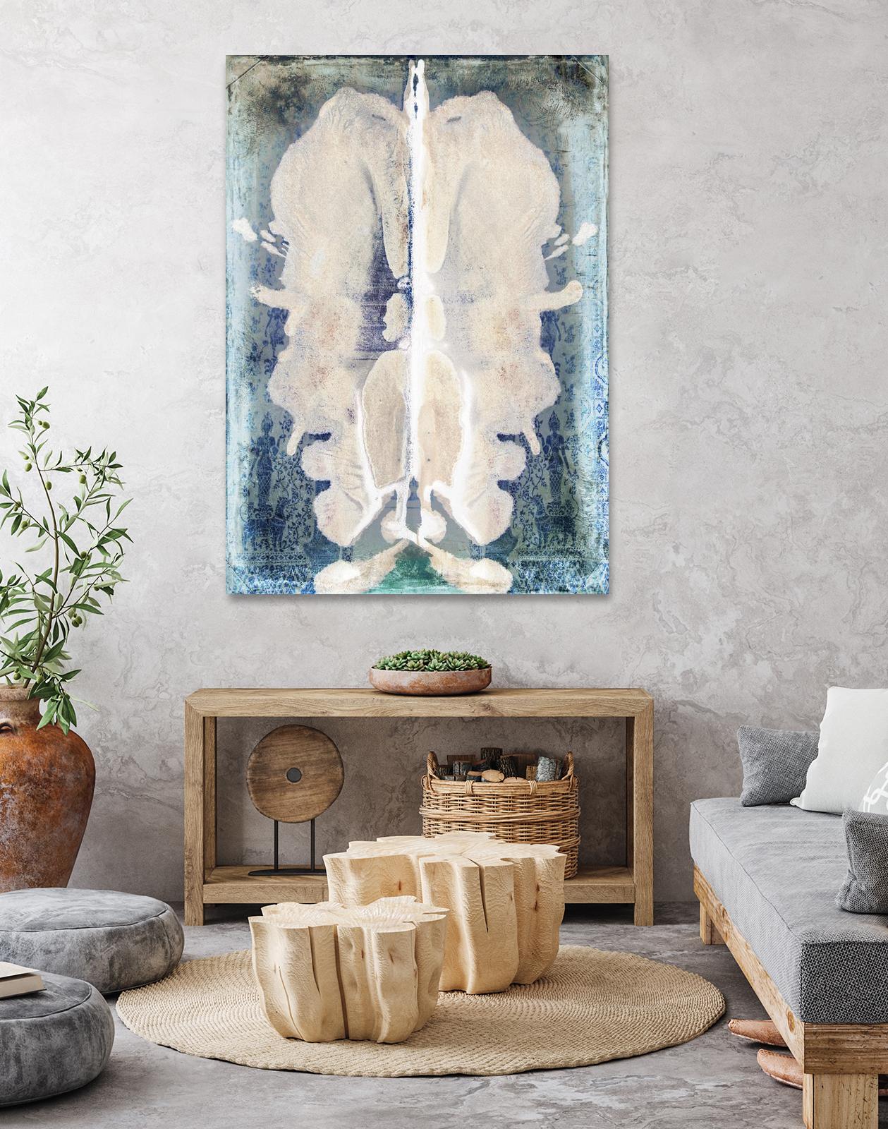 White Ink Laos by Daniel Stanford on GIANT ART - white abstract cerveau