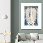 White Ink Laos by Daniel Stanford on GIANT ART - white abstract cerveau