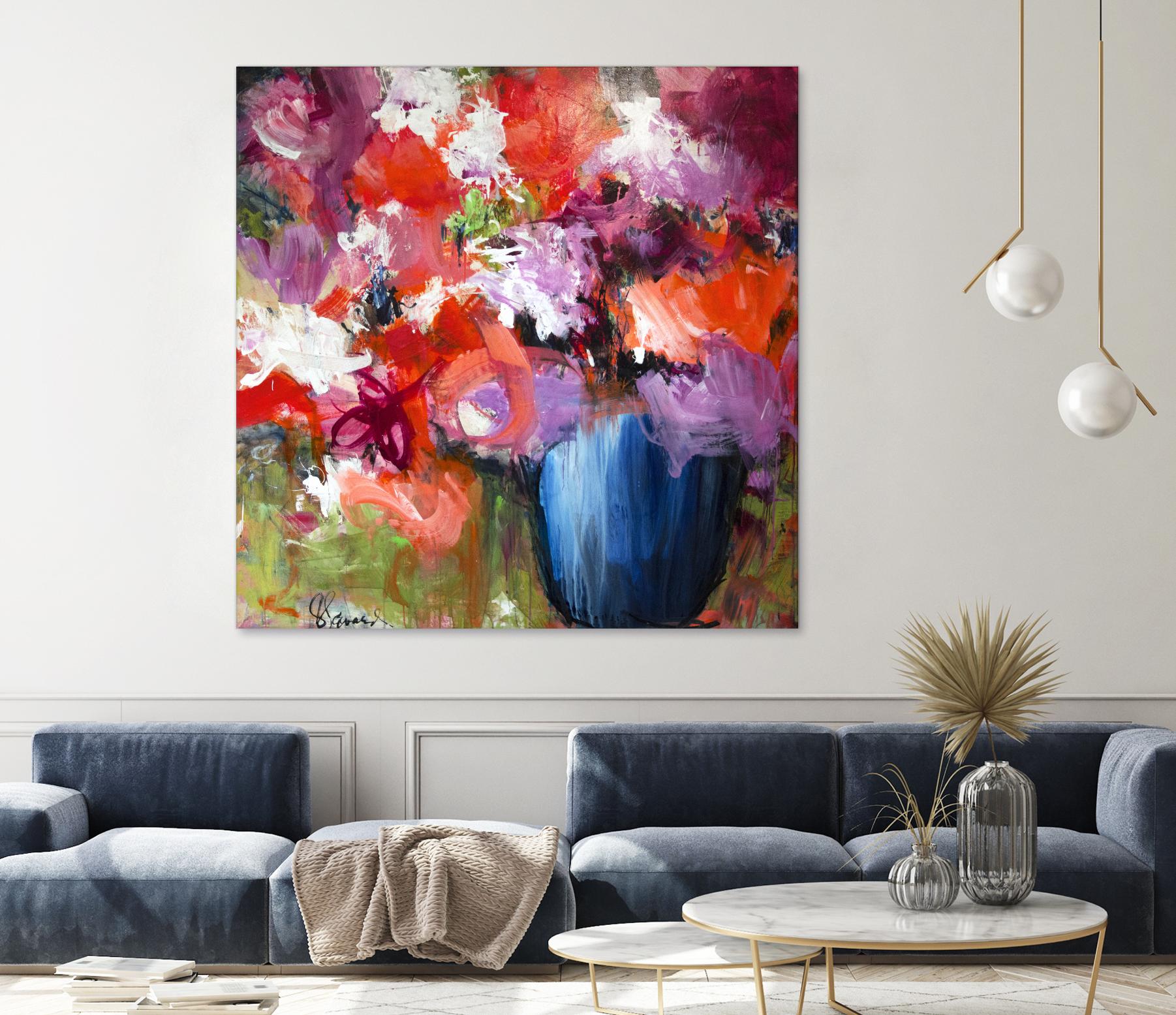 Lolie by Doris Savard on GIANT ART - purple abstract